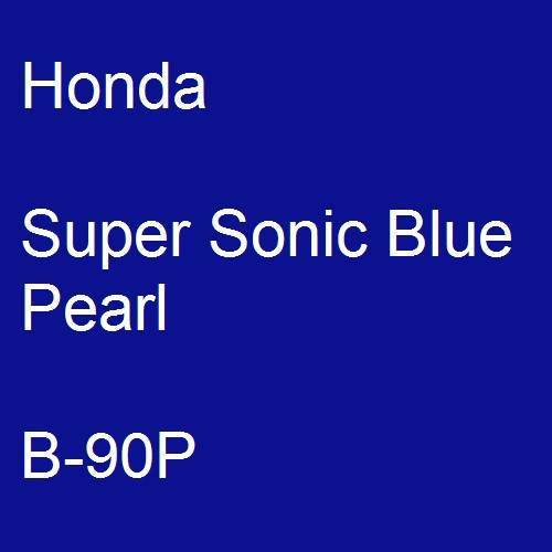 Honda, Super Sonic Blue Pearl, B-90P.